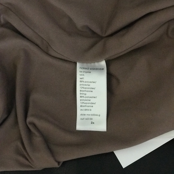 Naked Wardrobe  Tank Bodysuit - Picture 4 of 5